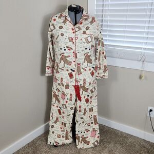 Nick & Nora How to Sew A Sock Monkey Pajamas Y2k Size XXL Plus Size